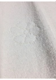 Resim Havlulu Mutfak Önlüğü Panama Örgülü Siyah - Gri 