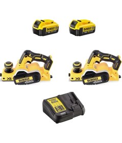 Resim Dewalt Xrtool 2 Adet Dcp580Nt Şarjlı Planya Makinası 