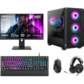 Resim Dragos DRx7833 Ryzen 7 7700 32GB DDR5 1TB NVMe 12GB RTX5070 24.5 İnç 200Hz 1ms Oyuncu Hazır Sistem 