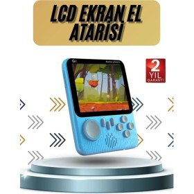 Resim 3.5 Inç Mini Atari Taşınabilir Oyun Konsolu 666 Adet Retro Oyun Nemere 