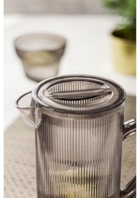 Resim Arkilik Barok 1,5 L Füme Sürahi -Buzdolabı Kapak Rafına Sığar 