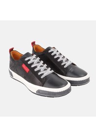 Resim Marcomen 15076 Kalın Taban Deri Erkek Sneakers Ayakkabı Haki 