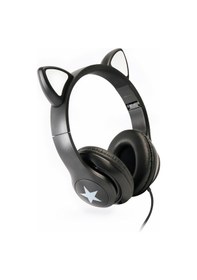 Resim Polosmart FS56 Mikrofonlu Kedi Figürlü Kulak Üstü Kulaklık 