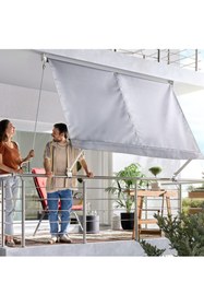 Resim Evinizin Atölyesi Balkon Tentesi Açık Gri 245x245 cm 