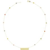 Resim Glorria Altın Renkli Taşlı Plaka Kolye N11.29210 