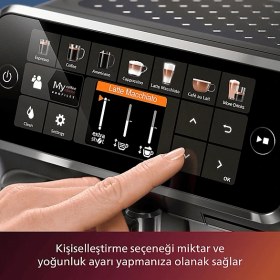 Resim Philips Phılıps EP5441/50 Tam Otomatik Espresso Makinesi Siyah 
