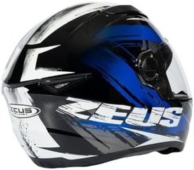 Resim ZEUS ZS-811A AL8 Motosiklet Kaskı Kapalı Kask Black Blue XS 