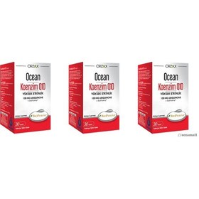 Resim Ocean Koenzim Q10 100Mg 30 Kapsül 3 Adet 