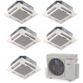 Resim Bosch Multi Kaset Tipi Inverter Klima 42000 Btu 1 Dış + 5 Iç Ünite 9000 + 9000 + 9000 +12000 + 12000 