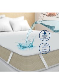 Resim Mattdress Tek Kişilik Pamuklu Yatak Koruyu Alez 100x200 