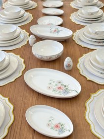 Resim Yemek Takımı 55 Parça 12 Kişilik Mimoza 