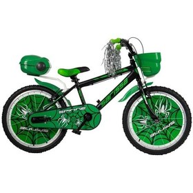 Resim Sarissa Spinne 20 Jant 7 Ve 10 Yaş Çocuk Bisikleti Yeni Sezon Full Aksesuarlı Yeşil 