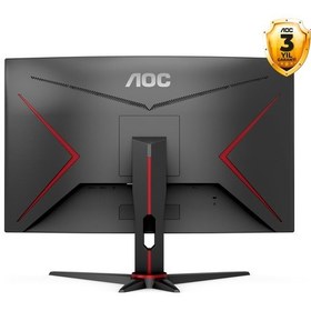 Resim AOC C27G2ZE/BK 27" 0.5 MS 240 Hz Full HD LED Monitör 