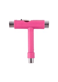 Resim Vkemall Pembe Renkli Tasarım Çok Amaçlı Kaykay Aleti, Dayanıklı Metal Yapı, Taşınabilir Ve Kullanışlı 