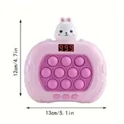 Resim Ergonomik Basınçlı Oyun Konsolu, Hızlı Basma Gelişimsel Oyuncak, Rastgele Renkli Işıklar, Patlatma Fidget Duyusal Oyuncak, Plastik, Noel Cadılar Bayramı Hediyesi, El-Göz Koordinasyonu, Tepki Yeteneği, Eğlenceli Oyun Modları 