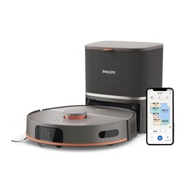 Resim Philips HomeRun 5000 Serisi XU5100/10 Siyah Çöp İstasyonlu Akıllı Robot Süpürge 