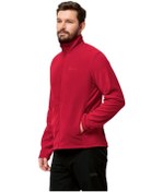 Resim Jack Wolfskin Erkek Polar Ceket Taunus Fz Bordo Tam Fermuar Bordo Bordo 