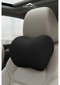 Resim Ortopedik Visco Araç Boyun Yastığı Oto Boyun Yastığı Visco Araç Boyun Yastığı Siyah 