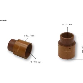 Resim Trafimet PE0007 CB50-CB70 Plazma Kesim Difuzoru Trafimet 1 adet fiyatıdır 