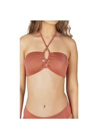 Resim Endeep Kadın Aksesuar Detaylı Boyundan Bağlamalı Turuncu Bikini Takımı-turuncu Turuncu 