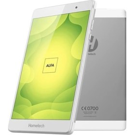 Resim Hometech Alfa 8sm 4 Çekirdek 8 Inç IPS Ekran Bluetooth Wifi Webcam Gümüş Android Tablet 