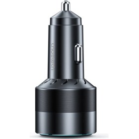 Resim CHOETECH Çift Portlu Hızlı Araç Şarj Cihazı (USB-C 45W USB-A18W) (TC0010) 