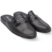 Resim Snake Erkek Siyah Lüks Rahat Hafif Konforlu Misafir Ev Terlik Siyah 