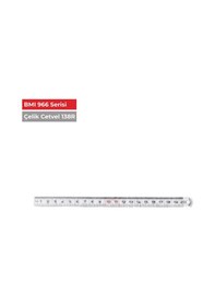 Resim Bmı Celık Cetvel 138r 300 . 10 Adet 