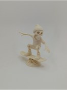 Resim shop Bere Takmış Kaykaycı İskelet Dekoratif Figür (3D Baskı) 