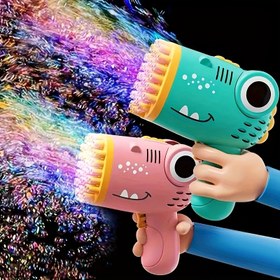 Resim AOUDAI 40 Delikli Elektrikli Yüksek Hızlı Baloncuk Makinesi - Dakikada 20.000'den Fazla Kabarcık, Eğlence İçin Taşınabilir Dış Mekan Üfleyici, İdeal Noel & Yeni Yıl Hediyesi (Baloncuk Çözeltisi ve Piller Dahil Değildir) - 15 Festivalde Kullanıma Uygun, Dört Mevsim Boyunca Mükemmel 