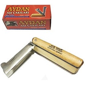 Resim Fbs Yatağan İkili Ceviz Aşı Çakı Bıçağı - Ahşap Saplı 