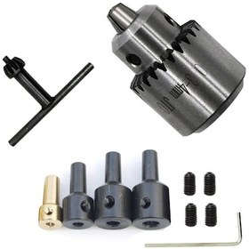 Resim Motor için Anahtar Sıkmalı Mini Mandrel 4 MM Mandren Proje Okul 