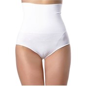 Resim Kadın Uzun Göbek Toparlayıcı Külot Korse Beyaz 2465 Beyaz 