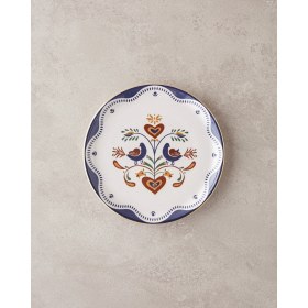 Resim English Home Blue Vista Seramik Pasta Seti 18 Parça 6 Kişilik Lacivert 