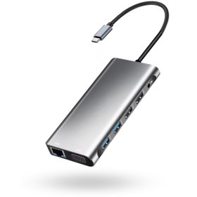 Resim ForWhat Büro Ev Ofis Cihazları için UsbC-12HUB Çift Hdmı 