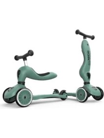 Resim Hakay Oturaklı Çocuk Scooter - Yeşil Renkli ve Dayanıklı Tasarım 