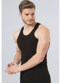 Resim Türen Erkek Halter Yaka Likralı Spor Atlet 001 