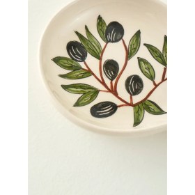 Resim Olive Kirli Kaşıklık Beyaz (11,5X24 Cm) 