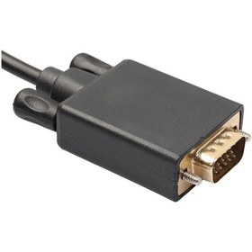 Resim Primex Px-1256 1.5 Metre Display To Vga Kablo, Displayport To Vga Kablo, Dp To Vga Çevirici Kablo Display Bilgisayara-vga Monitöre Takılır 