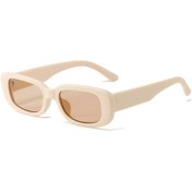 Resim Uyellow Moda Retro Kare Güneş Gözlüğü - Kadın Vintage Seyahat Parlama Önleyicimavi-gri51 Gri 