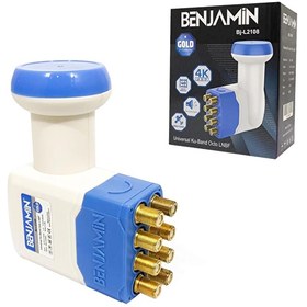 Resim BENJAMİN LNB SEKİZLİ (OCTO) GOLD 0.1DB 3D 4K BJ-L2108 