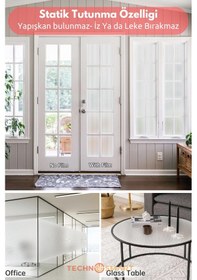 Resim Technosmart Statik Cam Filmi 60x100 Cm Güneş Koruma & Gizlilik 