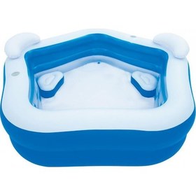 Resim Bestway Oturaklı Havuz 213 x 207 x 69 CM Çok Renkli 