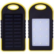 Resim Solar Powerbank 10.000 Mah Güneş Enerjili Powerbank 12 LED Işikli white 