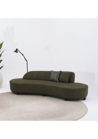 Resim Most Beans Koltuk İthal Haki Keten Kumaş Top Ayak Evinize Tesli 