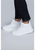 Resim Jump 29100 Yüksek Bilekli Beyaz Kadın Sneaker Günlük Spor Ayakkabı Beyaz 