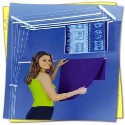 Resim 5'li 100 cm Çukurova Asansörlü Çamaşır Askısı 