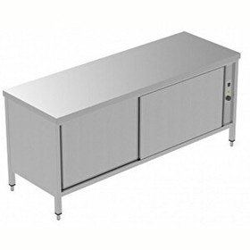 Resim Electrolux Professional Sıcaklık Dolabı 1 Ara Raf Ve 4 Kayar Kapılı Fanlı Isıtma Sırtsız - 2000 MM Plus GTCD2000E 