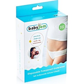 Resim Babyjem Atılabilir Lohusa Kulodu 3Lü 