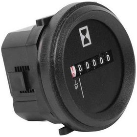 Resim Fortunelane Endüstriyel Saat Ölçer - 52mm Dayanıklı Müh. Plastik, Traktör, Jeneratör Uygulamaları 